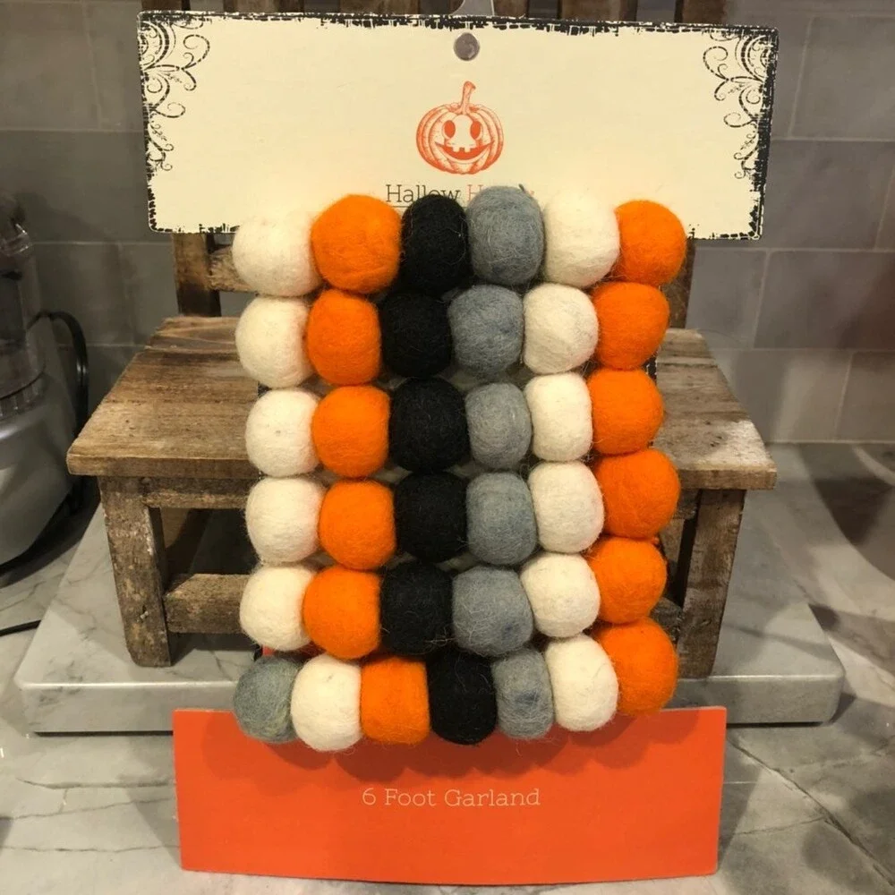 Wool Felt Halloween Garland Dunn Decor
